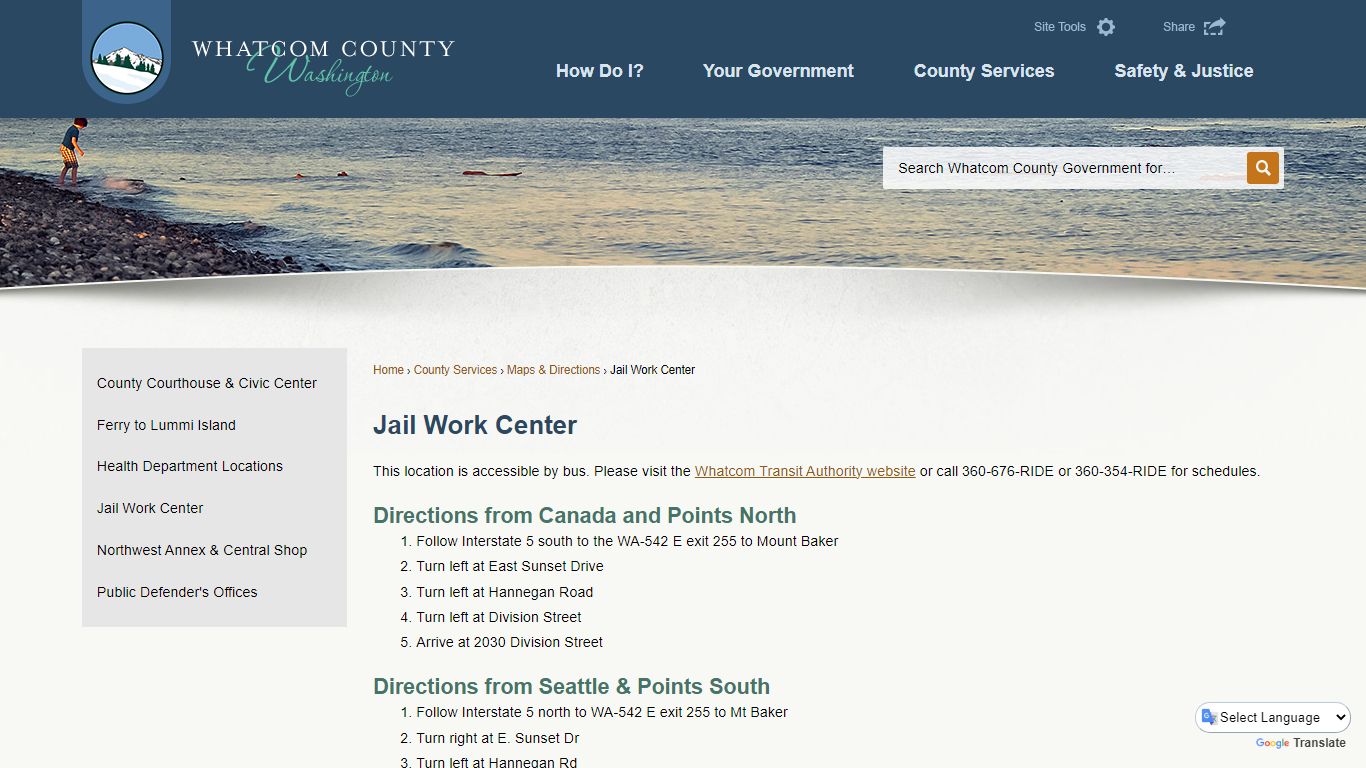 Jail Work Center | Whatcom County, WA - Official Website